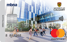 University of Calgary MBNA Rewards Mastercard® credit card