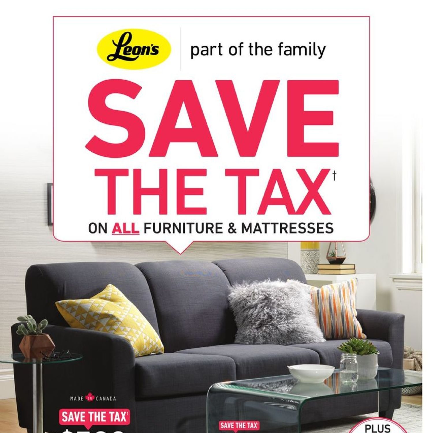 Leon's Weekly Flyer Part of the Family Save The Tax on All
