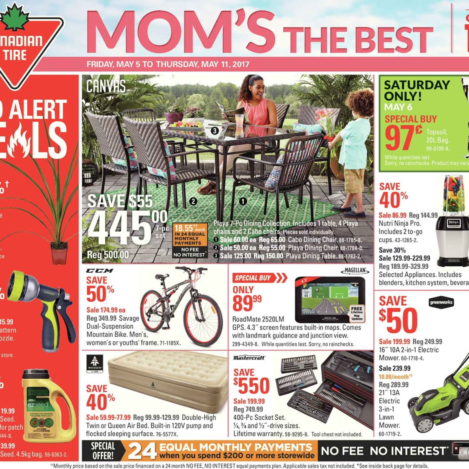 Canadian Tire Weekly Flyer Weekly Mom s The Best May 5 – 11