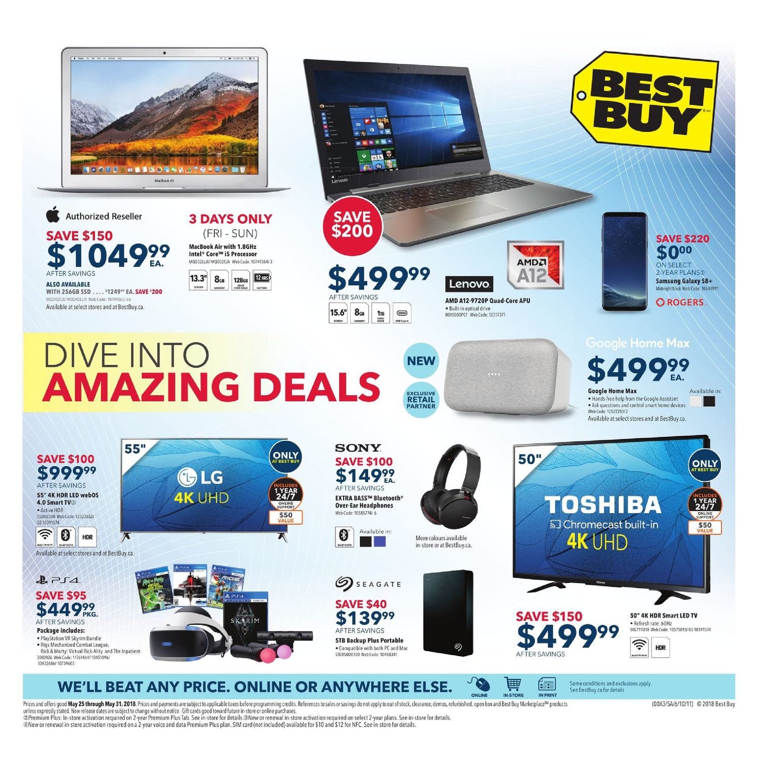 Best Buy Weekly Flyer - Weekly - Dive Into Amazing Deals - May 25 – 31 ...