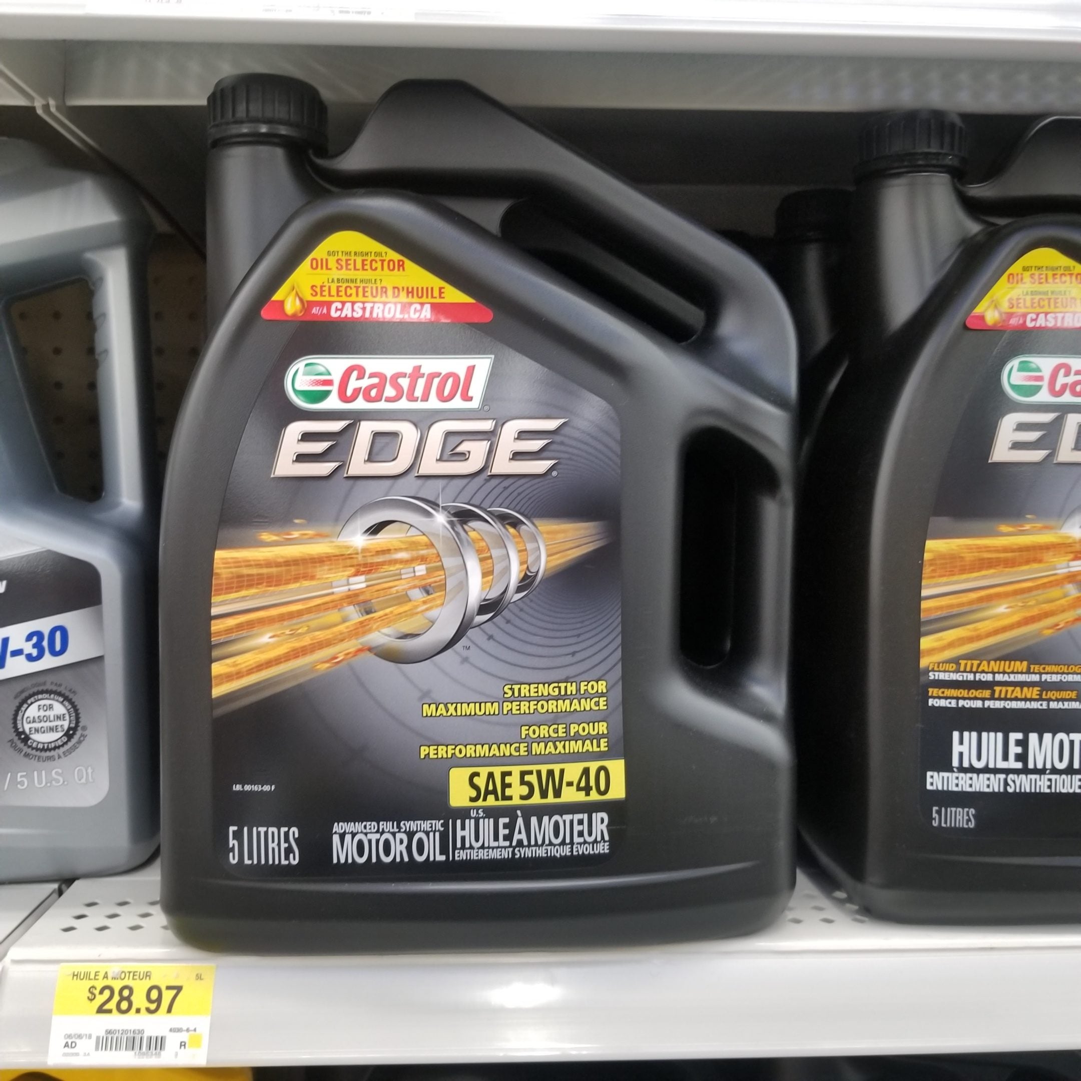 [Costco] Castro edge 5 litres adanced full synthetc motor oil on sale