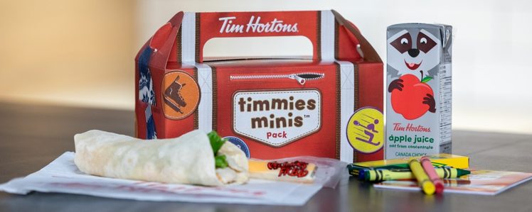 Tim Hortons Reveals New Timmies Minis Kids Meals