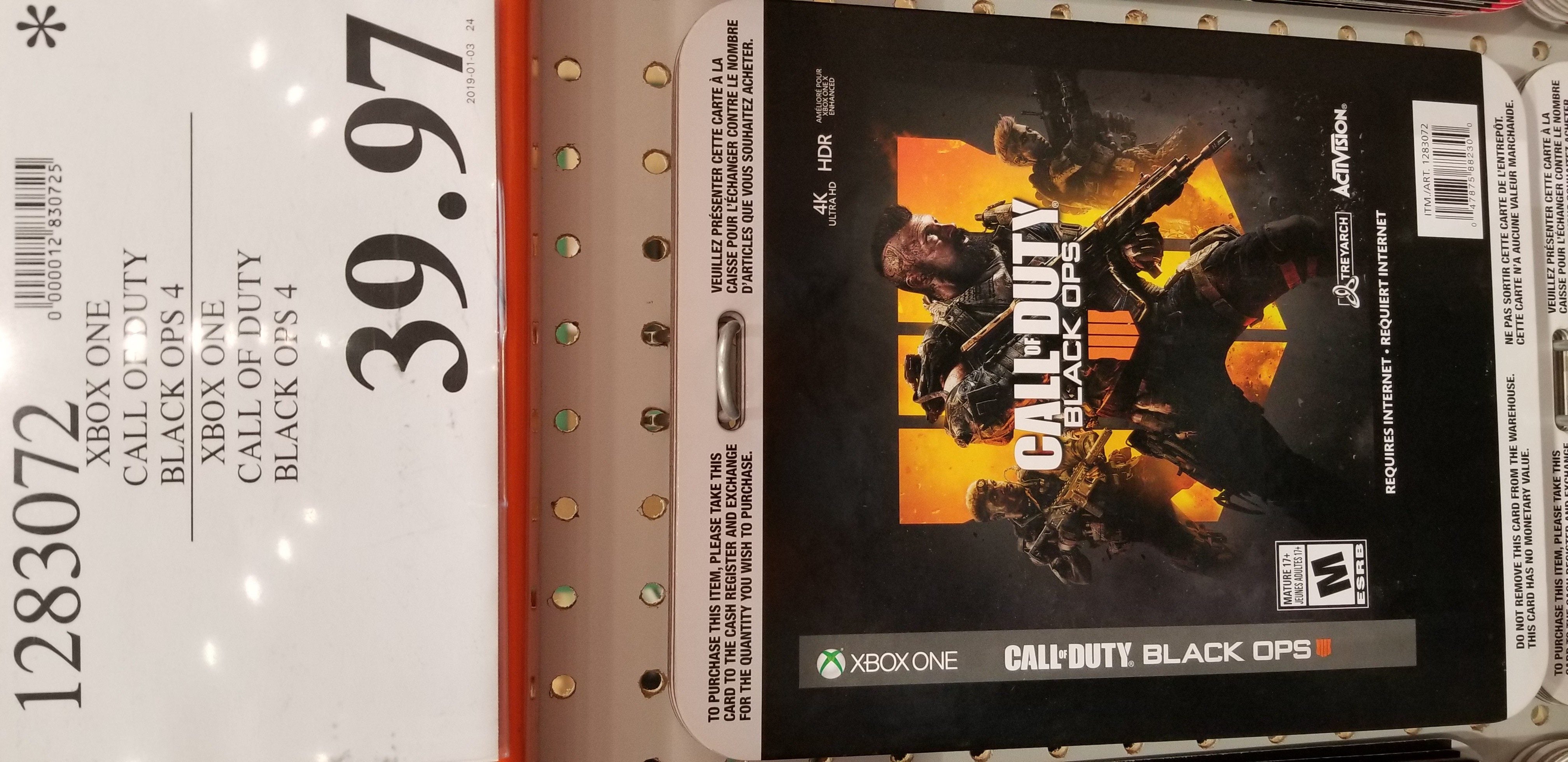 [Costco] Xbox one Call of Duty black ops 4 Forums