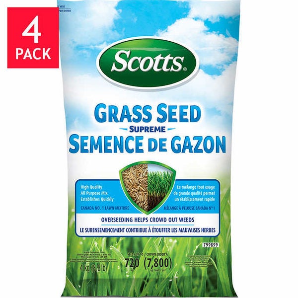 [Costco] Scotts Supreme Grass Seed 4kg (8.8lb) bag 16.99 Forums