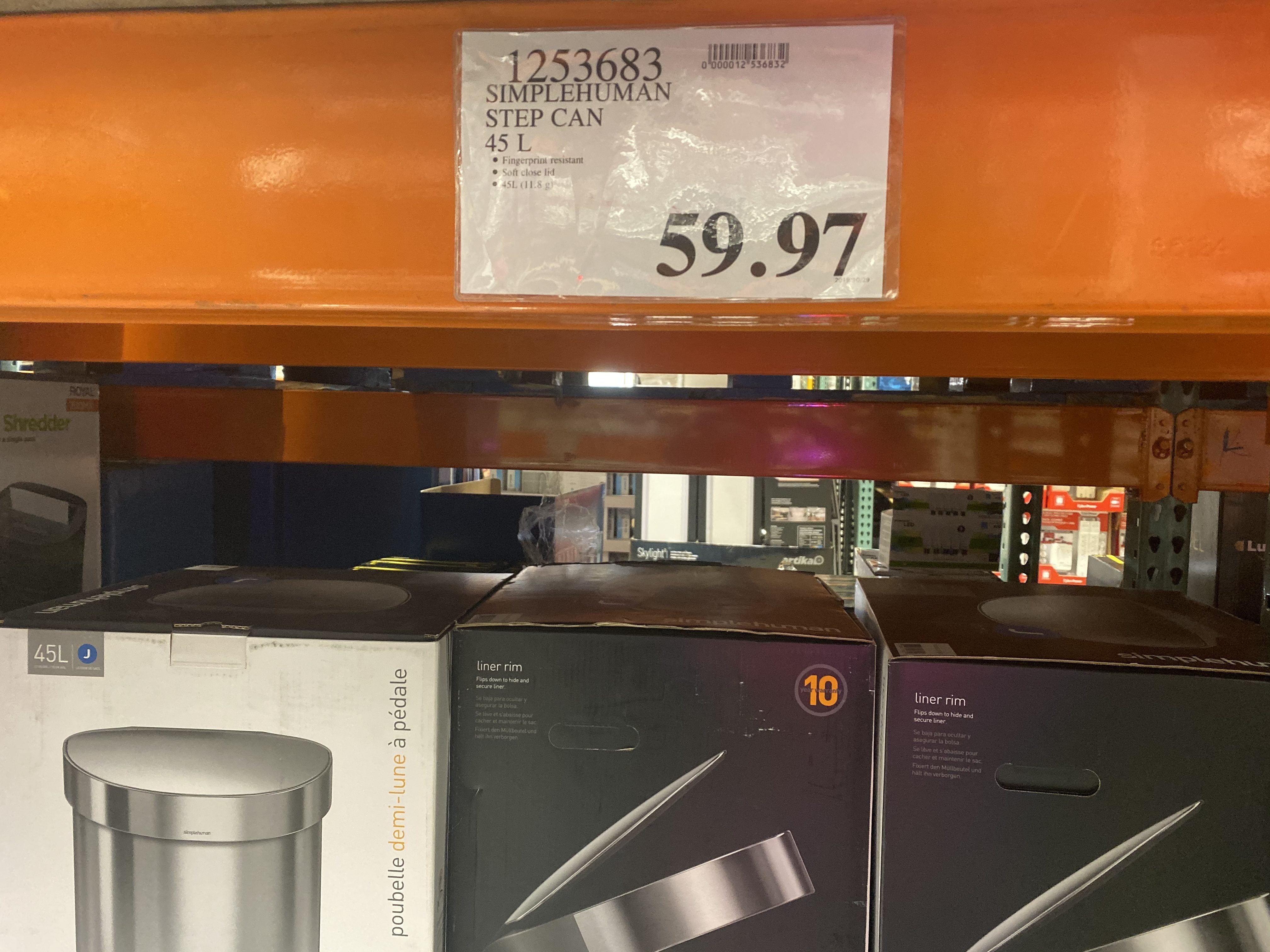 Costco Deals - 🗑This @simplehuman #stainlesssteel 45L