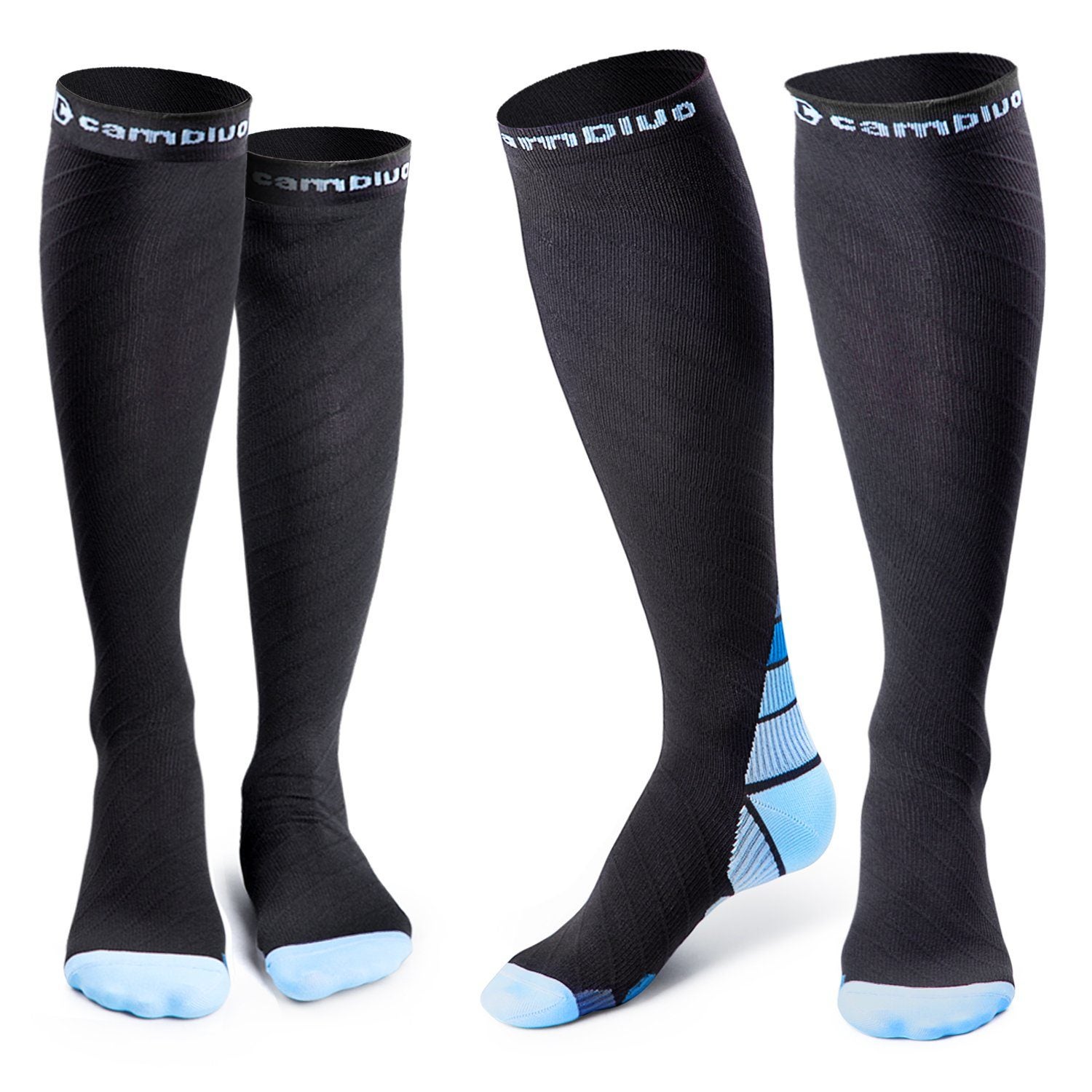 .ca] Cambivo Compression Socks [2-pack] for Men and Women
