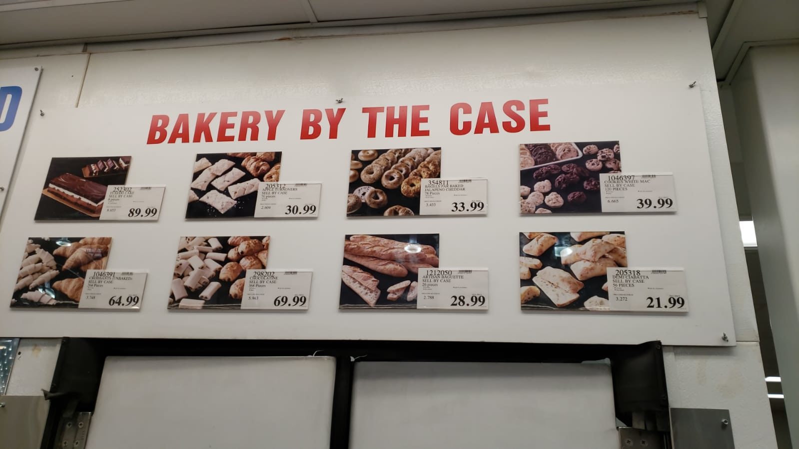Costco Canada Unbaked Baked Goods