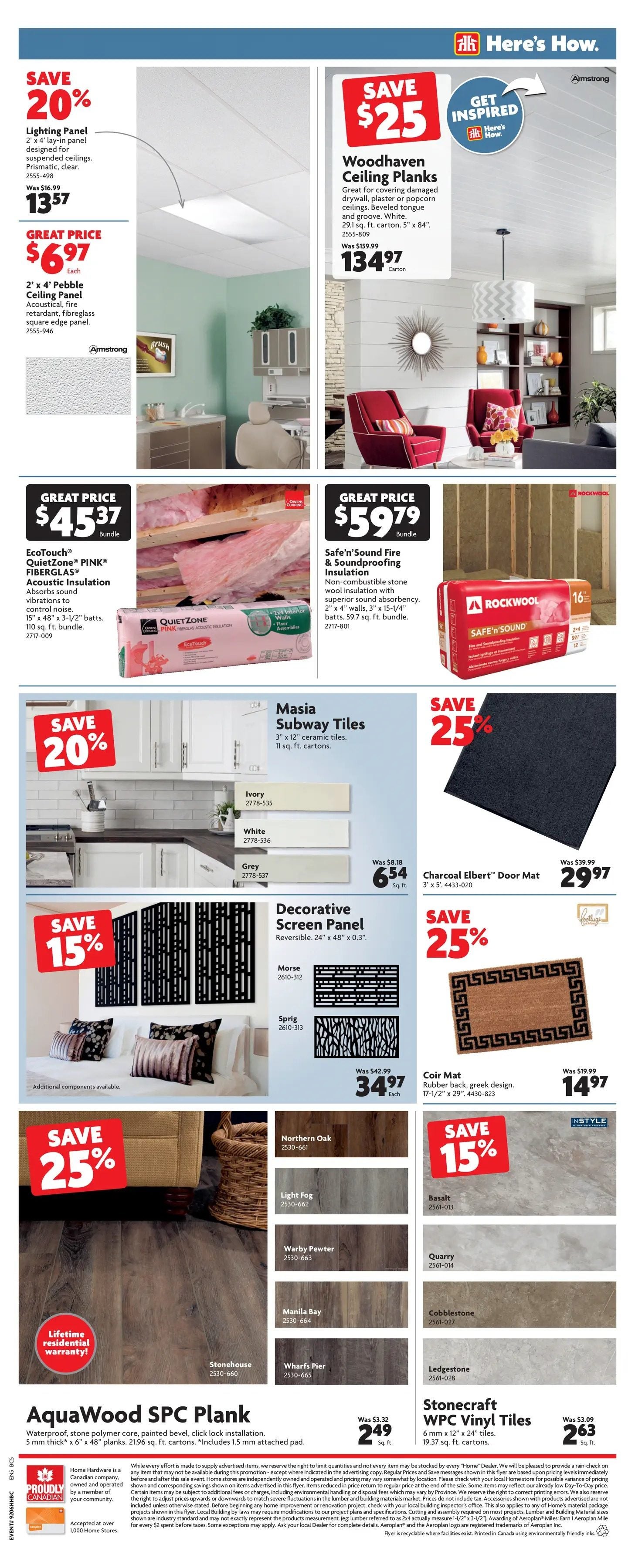 Home Hardware Weekly Flyer - Building Centre - The Paint