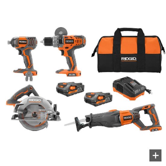 Home depot ridgid cheap power tool set