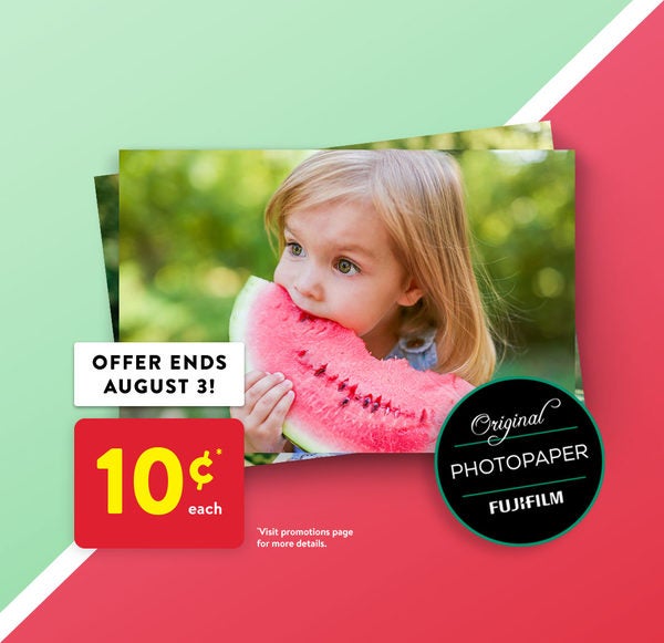 [Walmart] Fujifilm Spark Prints 10 cents per Photo Print