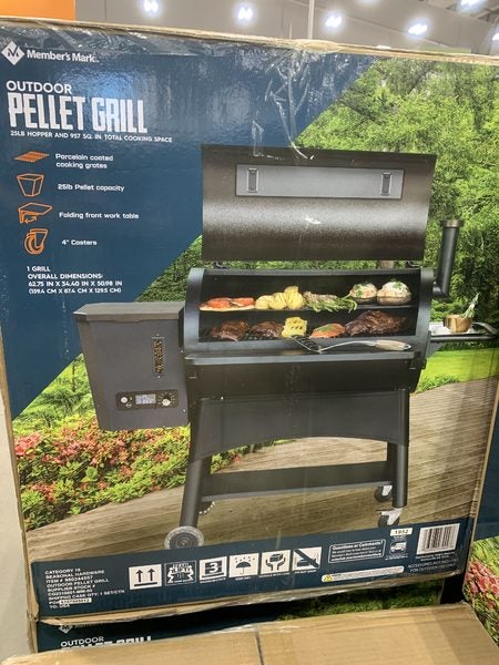 Member's mark outlet pellet smoker