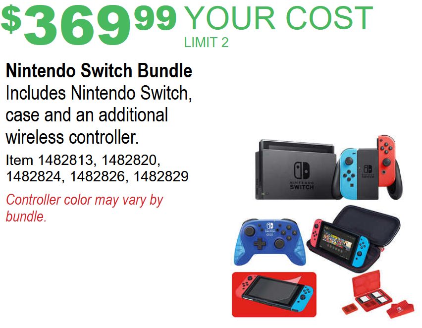 costco switch bundle price