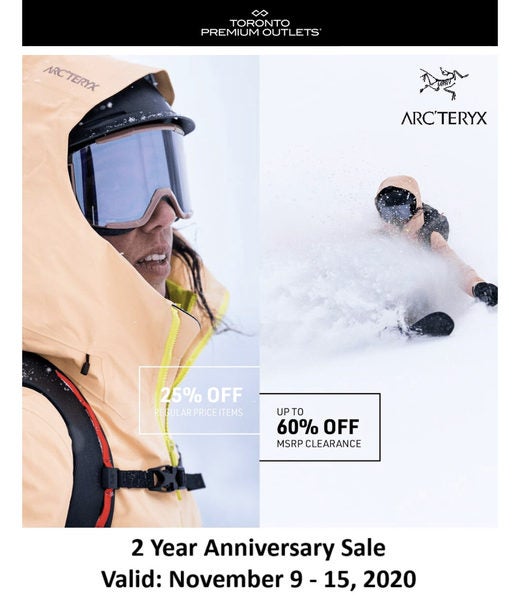 arcteryx toronto premium outlet