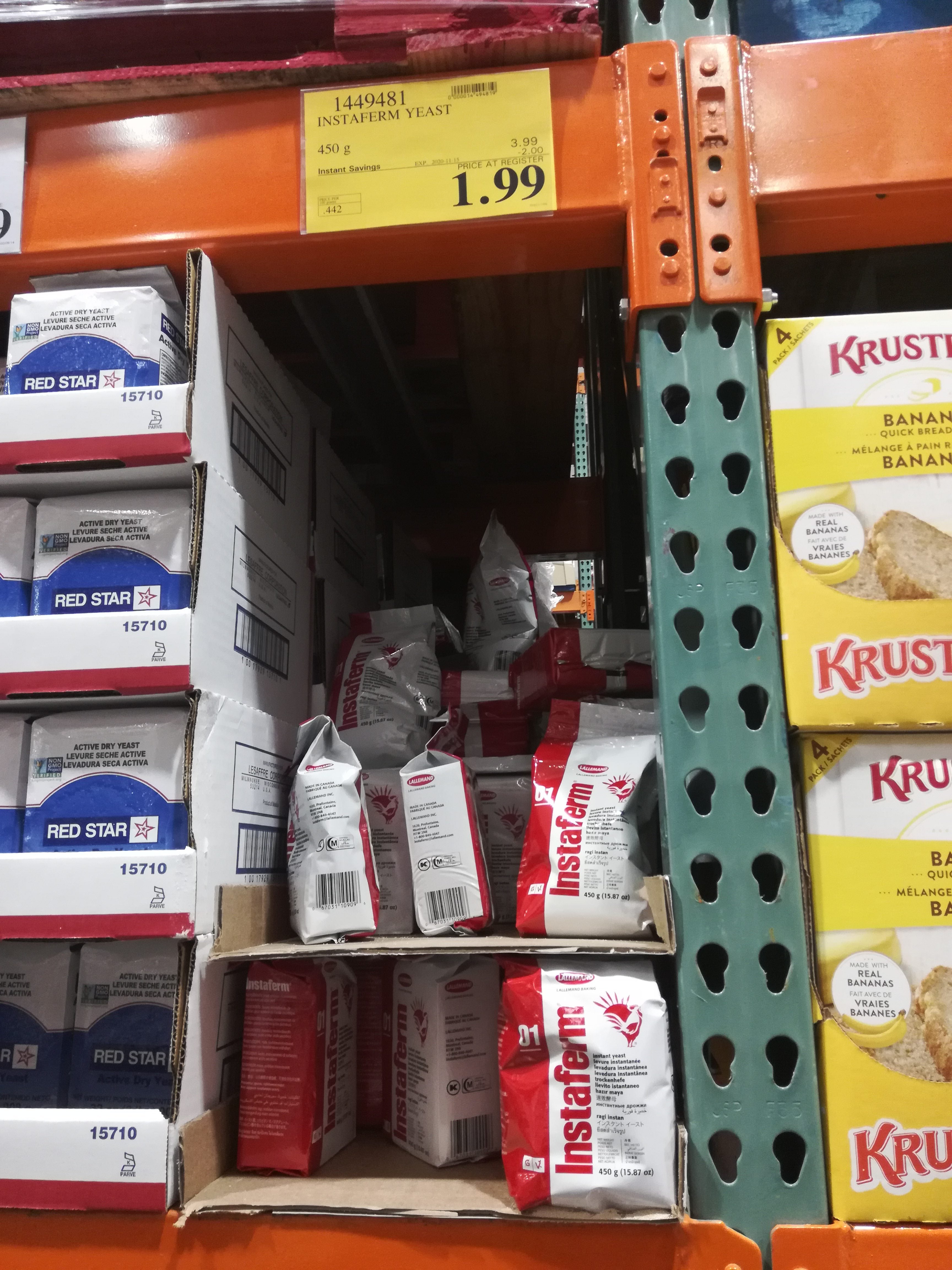 [Costco Woodbine GTA] Costco Woodbine Lallemand Instaferm yeast 454g