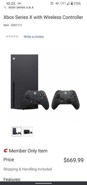 costco canada xbox series s