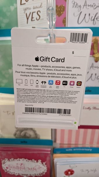 Apple Gift Card - Apple (CA)