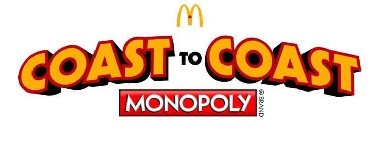 Monopoly Coast to Coast Returns October 5th at McDonald's Canada