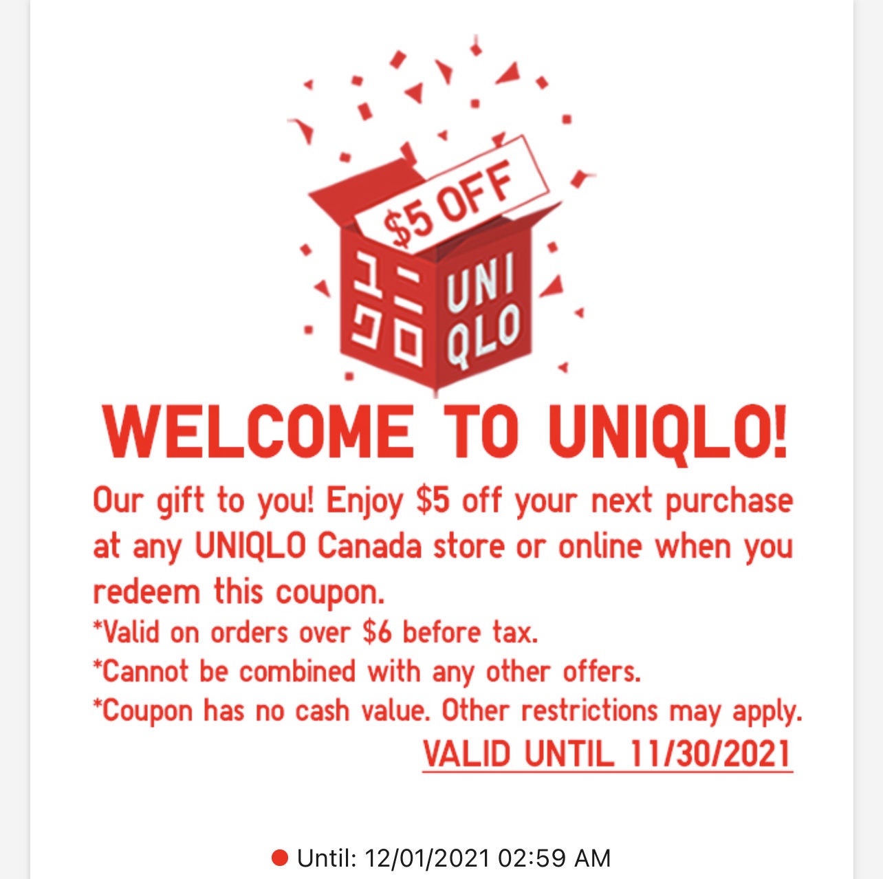 Uniqlo Gift Card Tickets  Vouchers Store Credits on Carousell