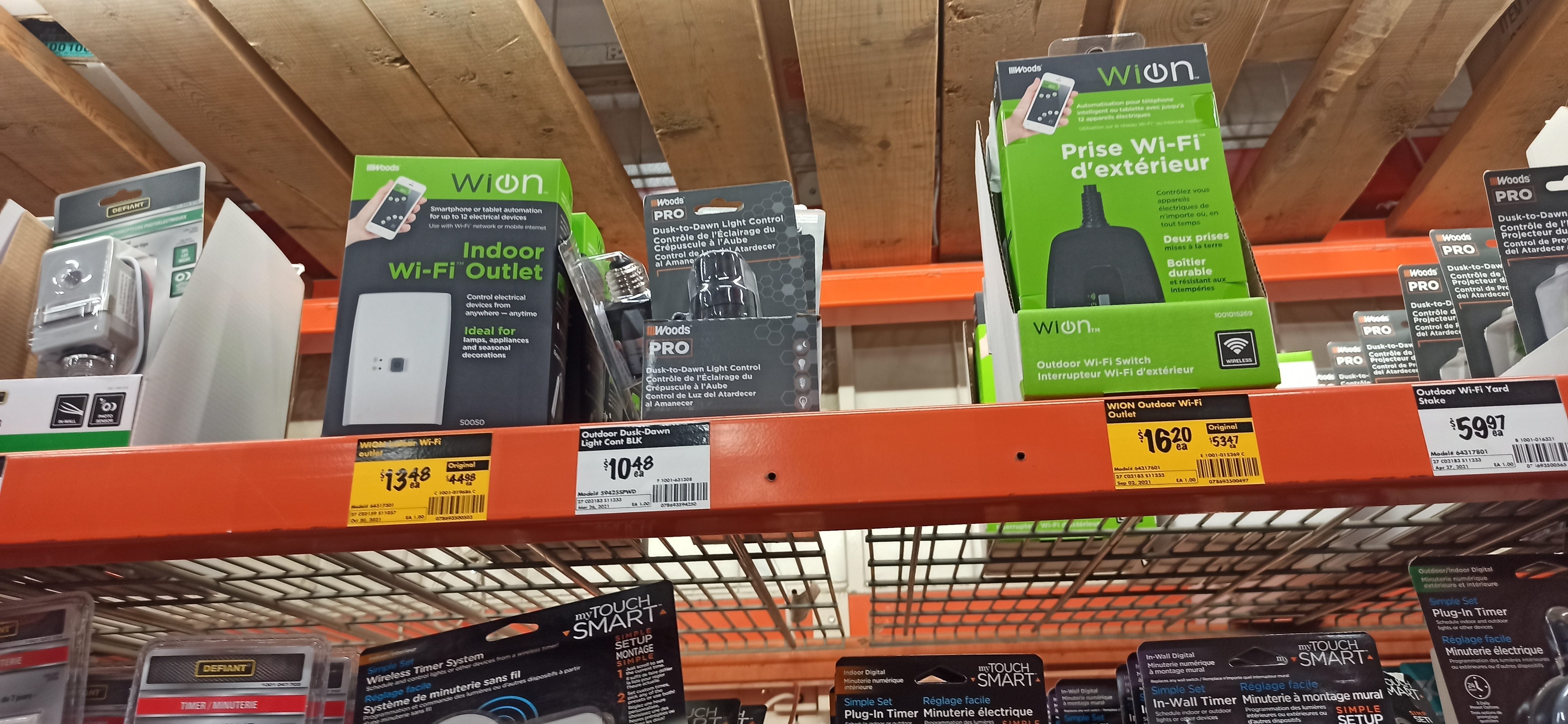 Home Depot] Indoor/Outdoor wifi Outlets - $13.48 - $16.20 (wion outlets)  ~70% off - RedFlagDeals.com Forums
