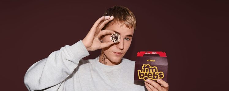 Tim Hortons Partners with Justin Bieber to Launch Limited-Edition "Timbiebs"
