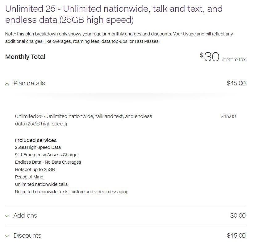 [Telus] [Telus] $40 (4 lines) - $55 (1 line) / line, 30GB 5G Non ...