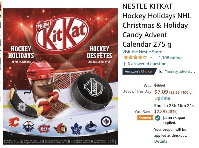 Amazon.ca] Nestle Advent Calendars for $2.09 (from $9.99 and $12.99) -  RedFlagDeals.com Forums