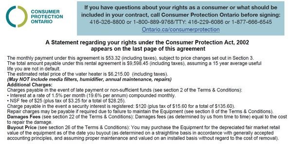 The Great Water Heater Rental Scam - Page 189 - RedFlagDeals.com Forums