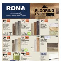 Rona - Weekly Deals - Flooring Event Flyer