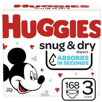 Huggies Snug & Dry, Little Movers Or Little Snugglers Mega Colossal Diapers