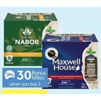 Maxwell House or Nabob Coffee Pods