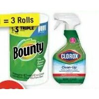 Bounty Paper Towels or Clorox Household Cleaners