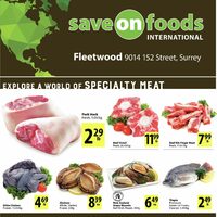 Save On Foods - Fleetwood Store Only - Weekly Savings Flyer