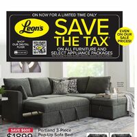 Leon's - Save The Tax Flyer