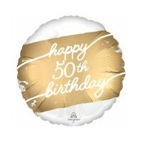 Golden Age 50 Stain Standard Foil Balloon
