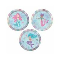 Shimmering Mermaids Dessert Paper Plates