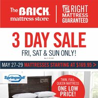 The Brick - Mattress Store - Buy Now, Pay Later Flyer