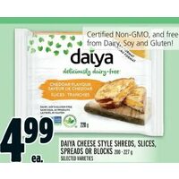 Daiya Cheese Style Shreds, Slices, Spreads Or Blocks