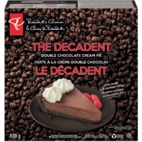 PC the Decadent Double Chocolate Cream Pie