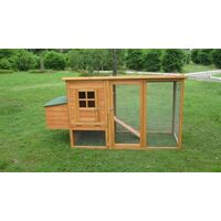 Wooded Chicken Coop With Run