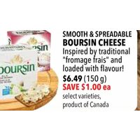 Smooth & Spredable Boursin Cheese