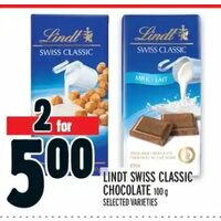 Lindt Swiss Classic Chocolate