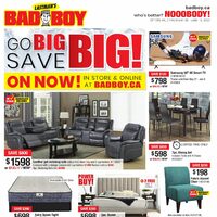 Bad Boy Furniture - Go Big, Save Big! Flyer