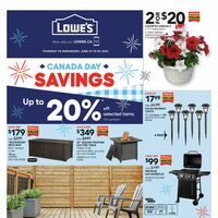 Lowe's - Weekly Deals - Canada Day Savings (SK/MB) Flyer