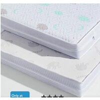 Simmons Dreamscape Extra Firm or Perfect Slumber Organic Cotton 2-Sided Crib Mattress