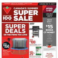 Canadian Tire - Weekly Deals - Canada's Summer Super Sale (BC) Flyer