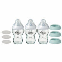 Tommee Tippee Closer To Nature 3 In 1 Convertible Glass Baby Bottles