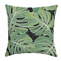 Stylewell Monstera Leaf Outdoor Square Pillow 