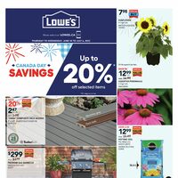 Lowe's - Weekly Deals - Canada Day Savings (AB) Flyer