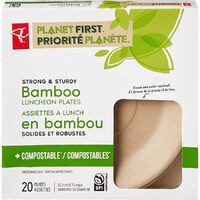 PC Planet First Bamboo Lunch Plates 