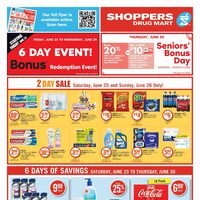 Shoppers Drug Mart - 6 Days of Savings (ON) Flyer